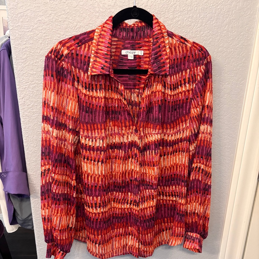Chico's Colorful Blouse